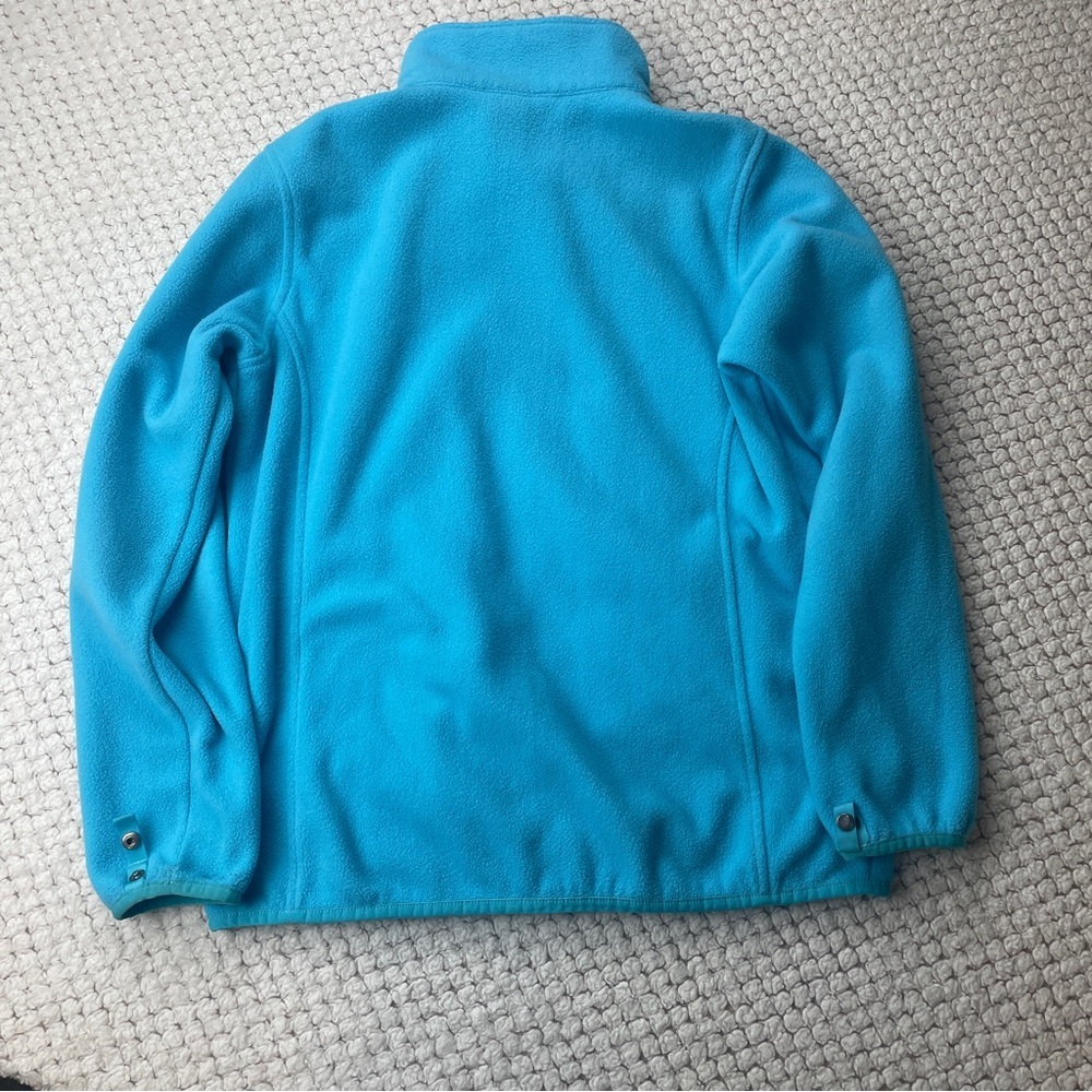 The North Face Turquoise Fleece Jacket - Picture 2 of 11